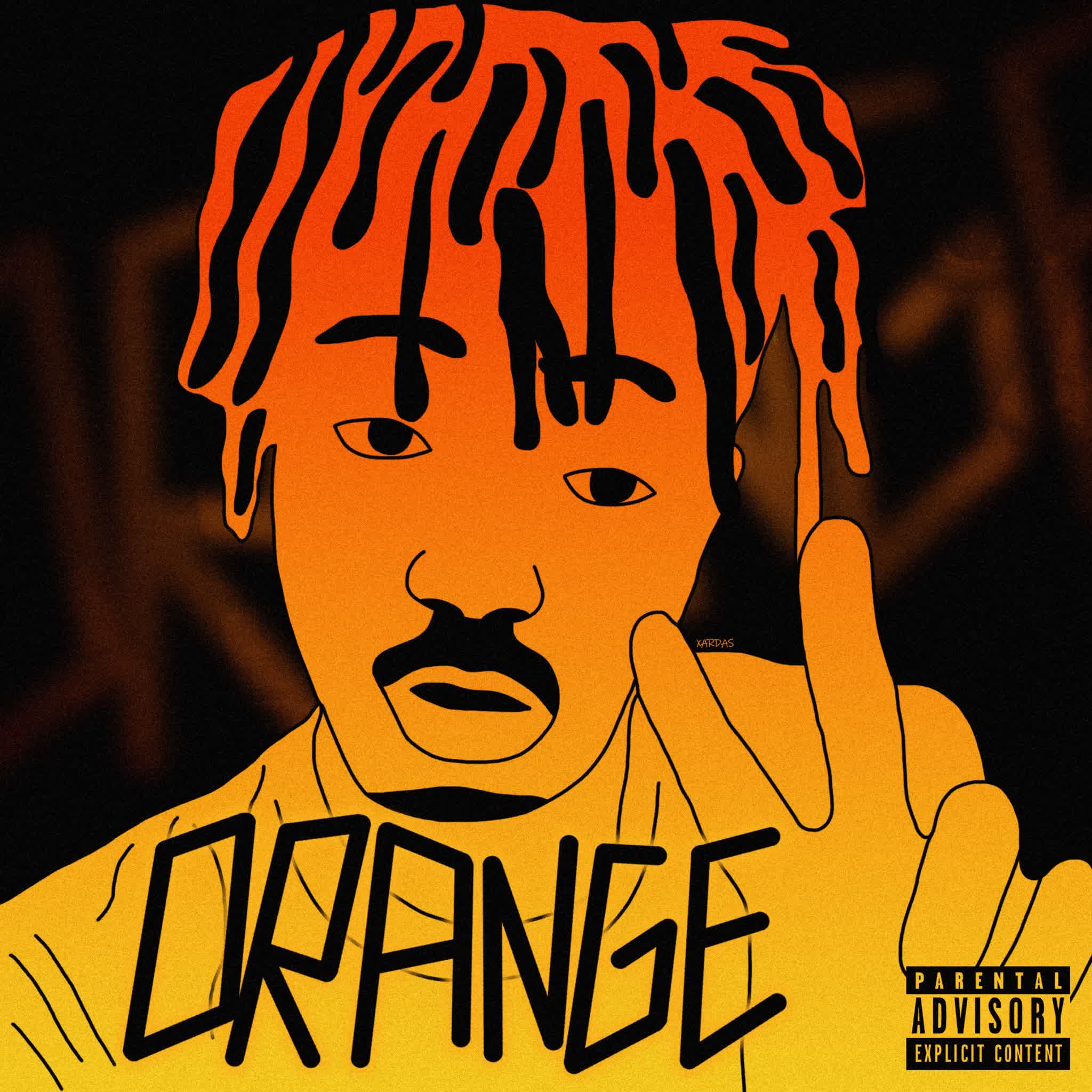 Crossin' The Line (Clean) (Orange) cover